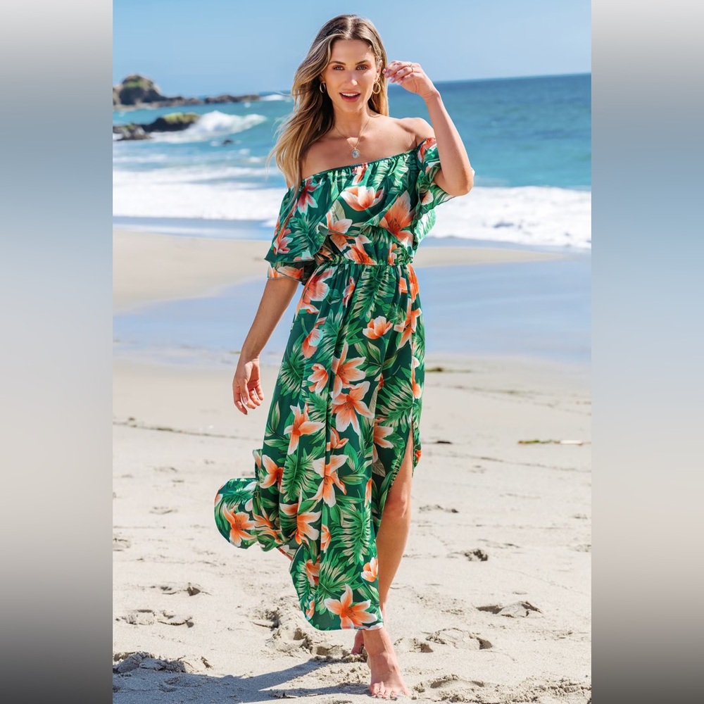 Cupshe Floral Maxi Dress